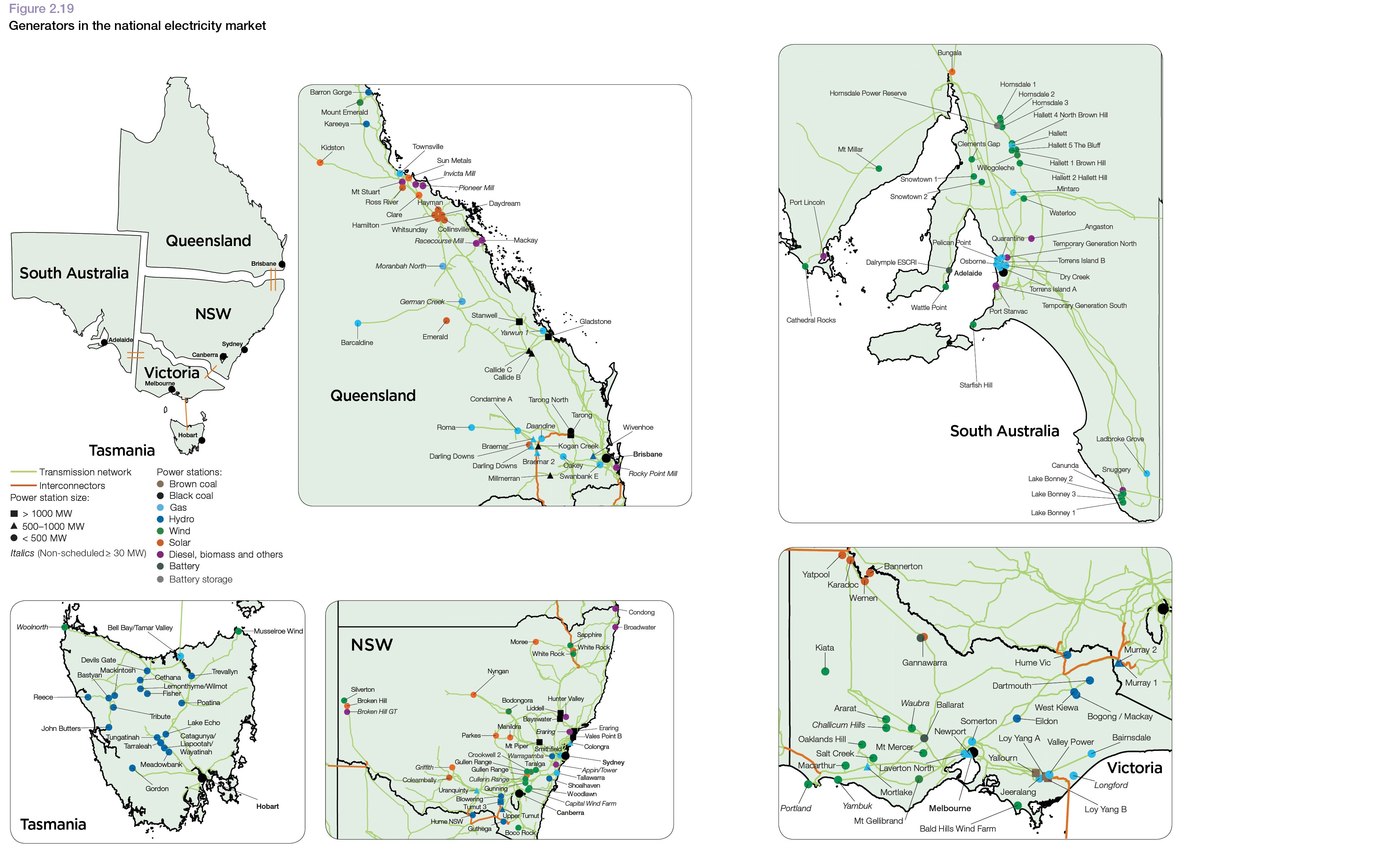 State of the energy market 2018 Data, maps and graphics Australian